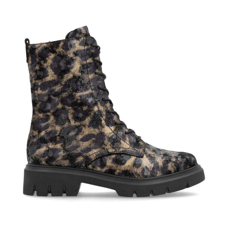 botas negras con cremallera para mujer remonte d1w72-03
