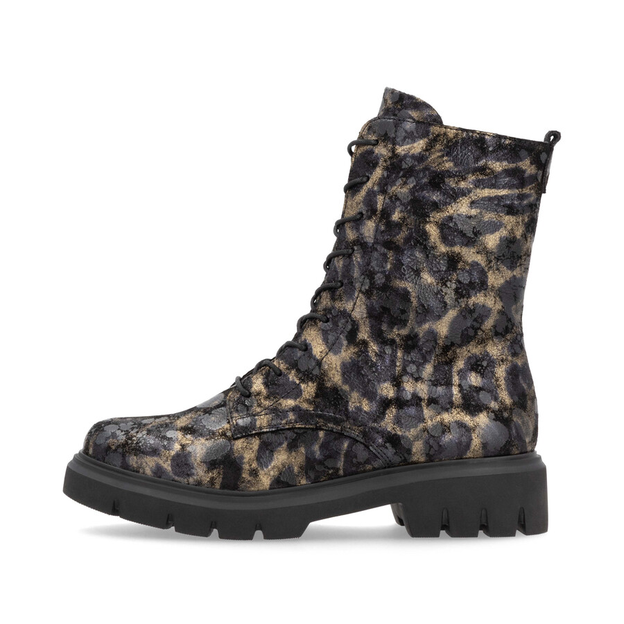 botas negras con cremallera para mujer remonte d1w72-03
