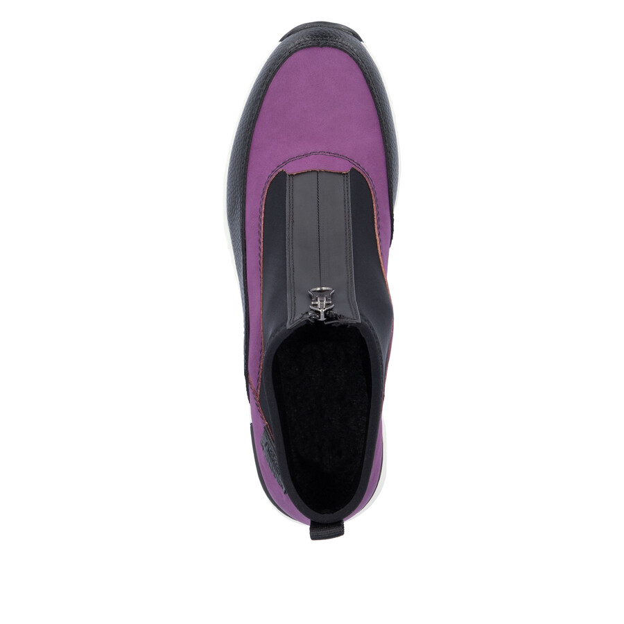 botas rosas con cremallera para mujer rieker n6352-30