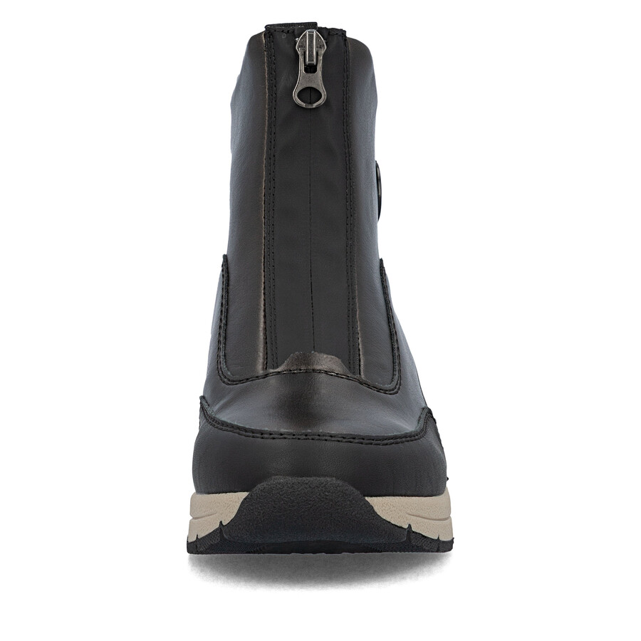 botas marrones con cremallera para mujer rieker n9381-60