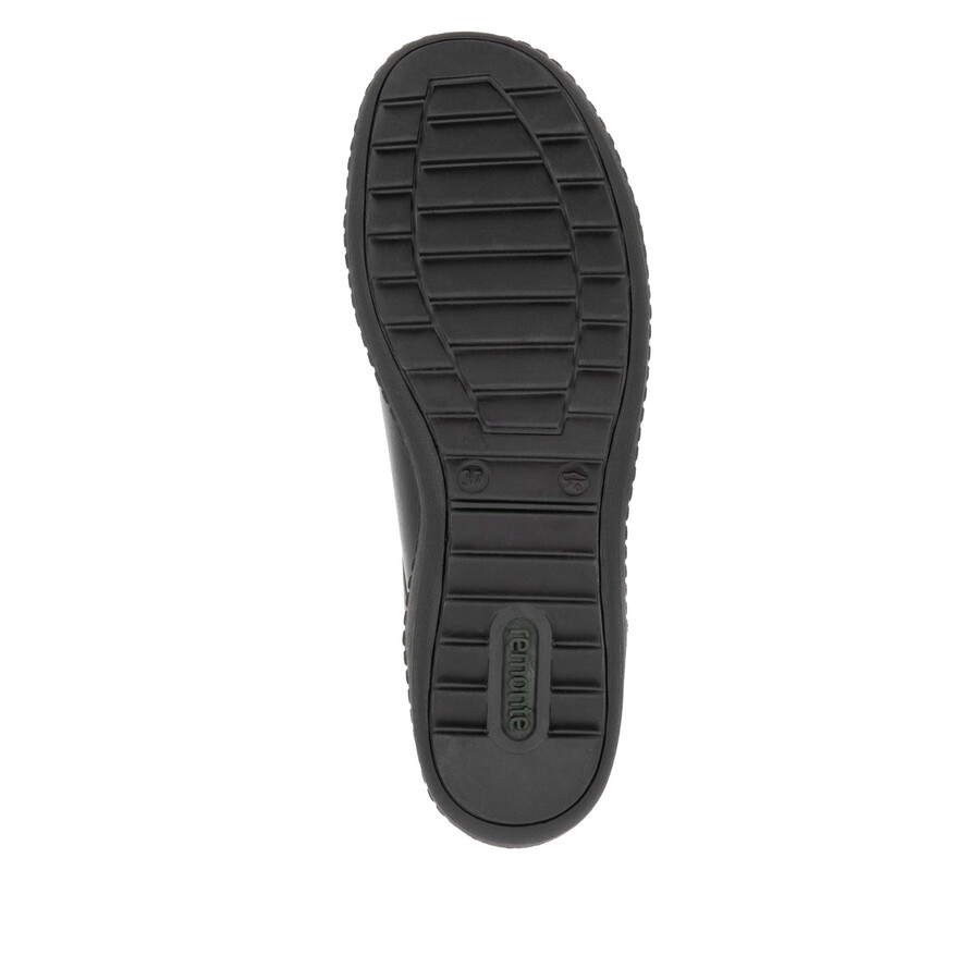 botas negras con cremallera para mujer remonte r1458-03