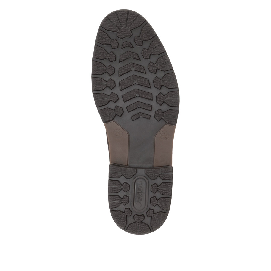 botas elásticas marrones para hombre rieker 13700-25