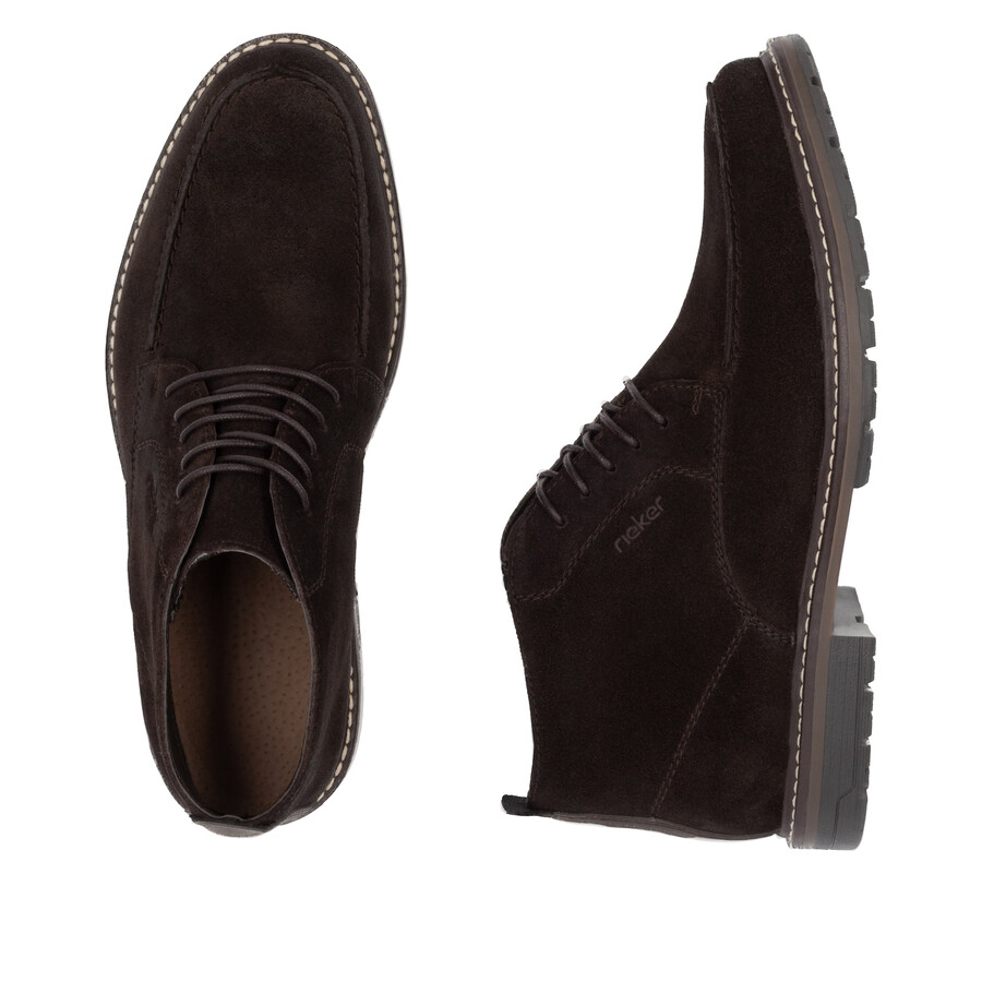 botas elásticas marrones para hombre rieker 13700-25