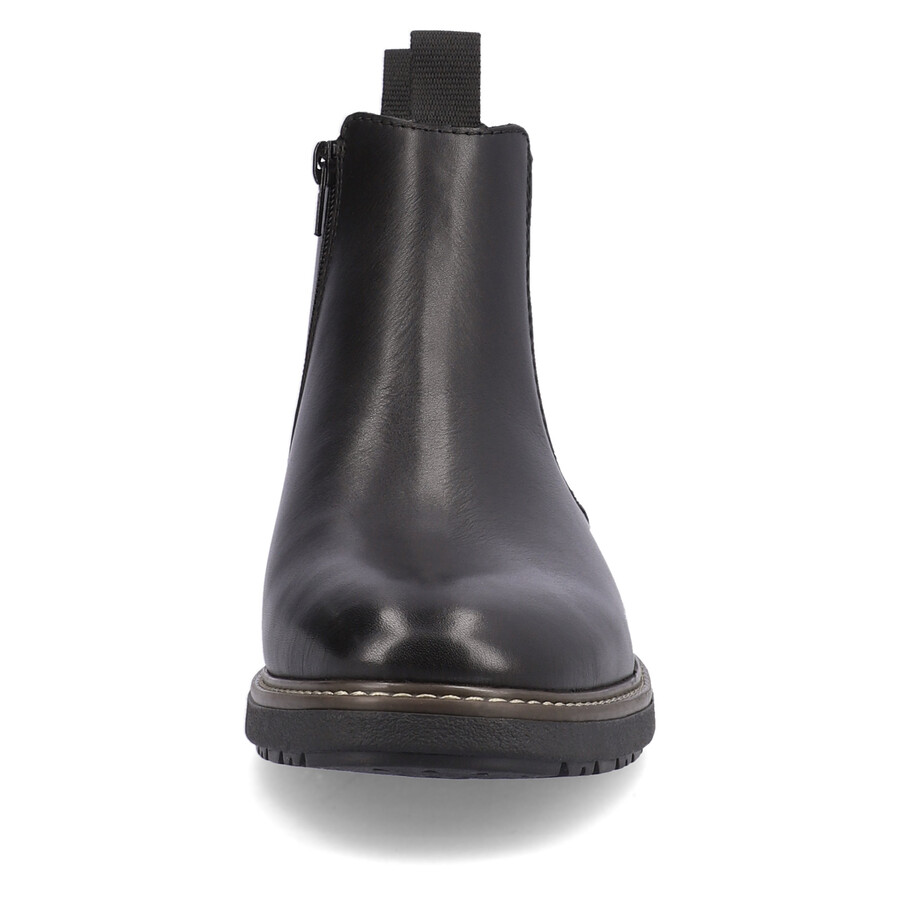 botas negras con cremallera para hombre rieker 33180-00