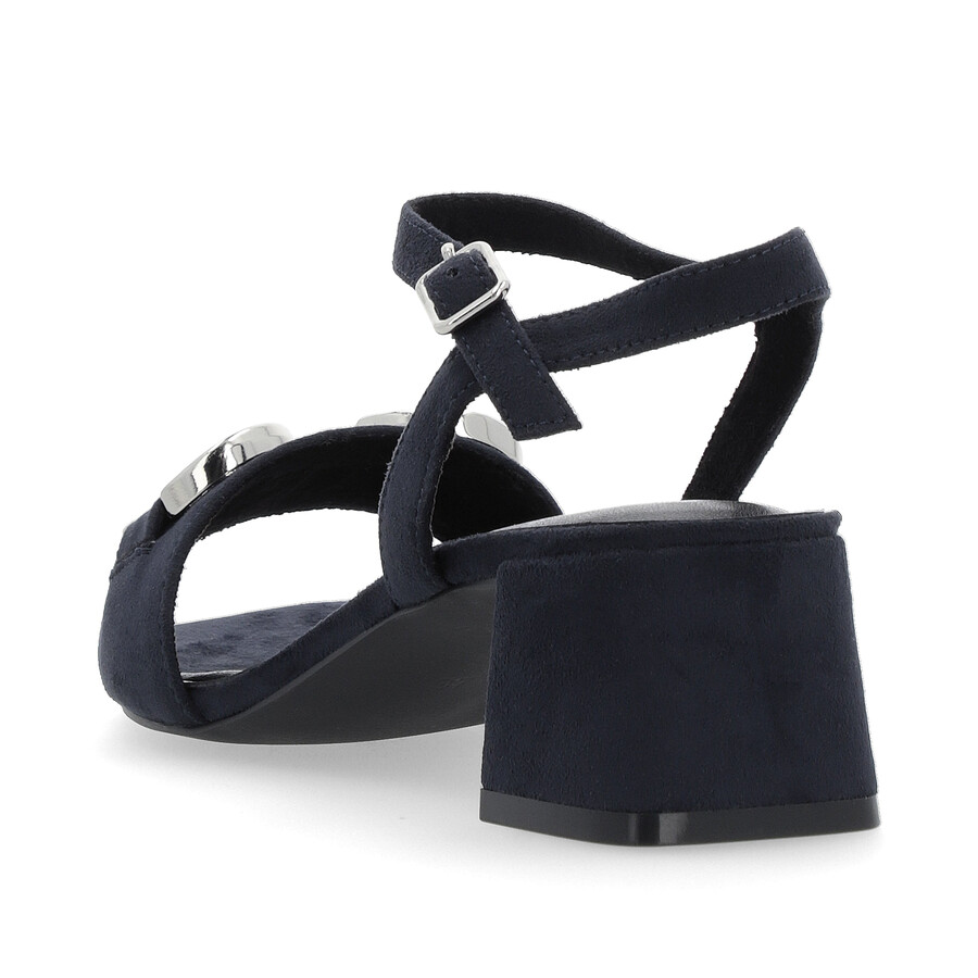 sandalias con hebilla azul para mujer remonte d1l50-14