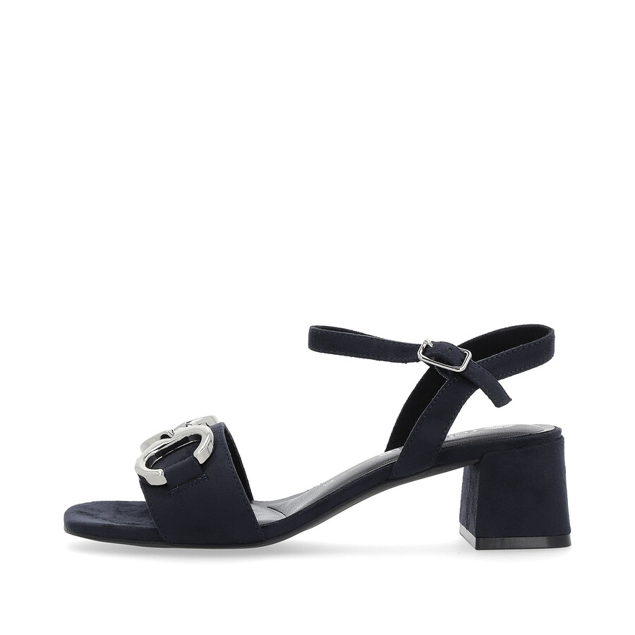 sandalias con hebilla azul para mujer remonte d1l50-14