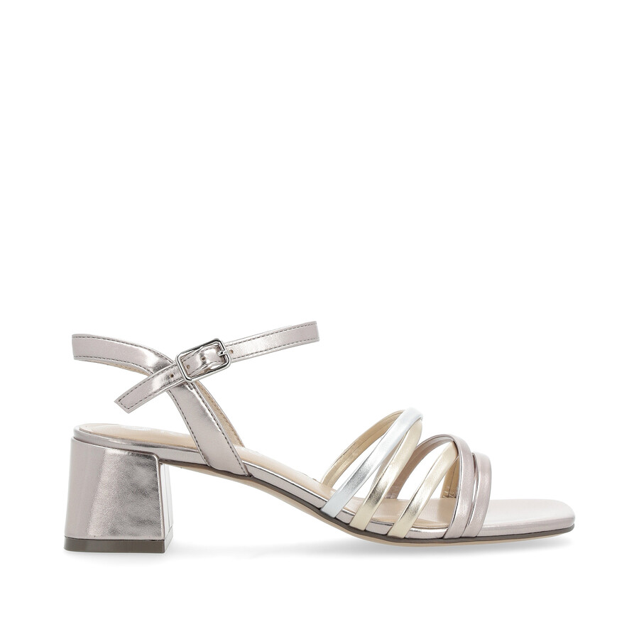sandalias con hebilla metálica para mujer remonte d1l52-90