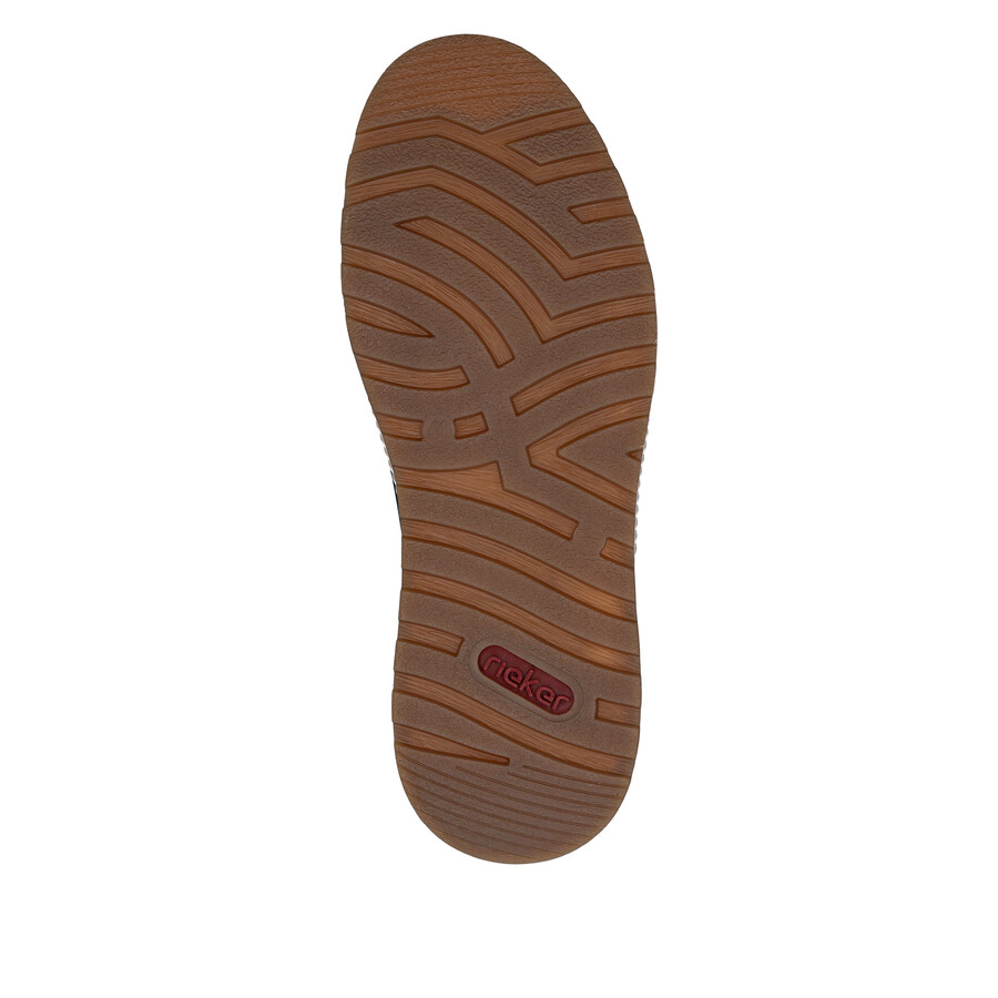 zapatos azules con cremallera para hombre rieker 37029-14