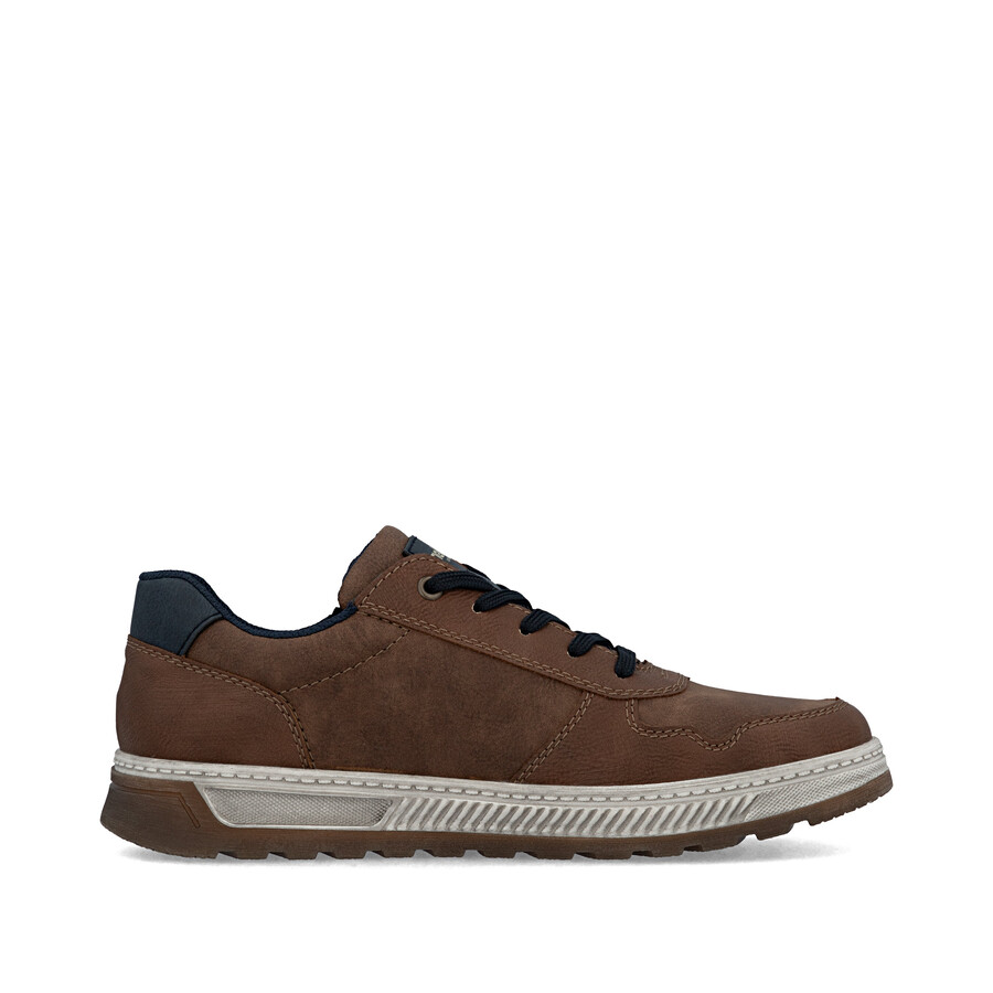 zapatos marrones con cremallera para hombre rieker 37029-24