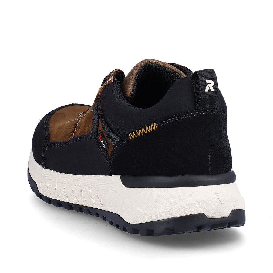 zapatos elásticos marrones para hombre rieker sport u0100-22