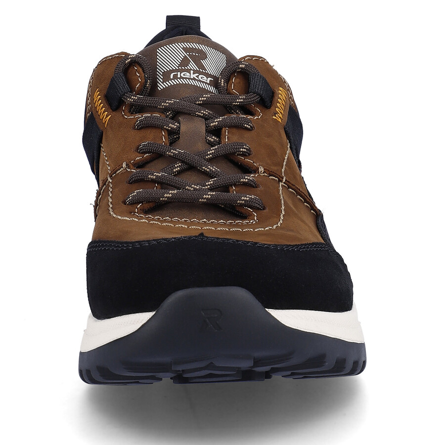 zapatos elásticos marrones para hombre rieker sport u0100-22