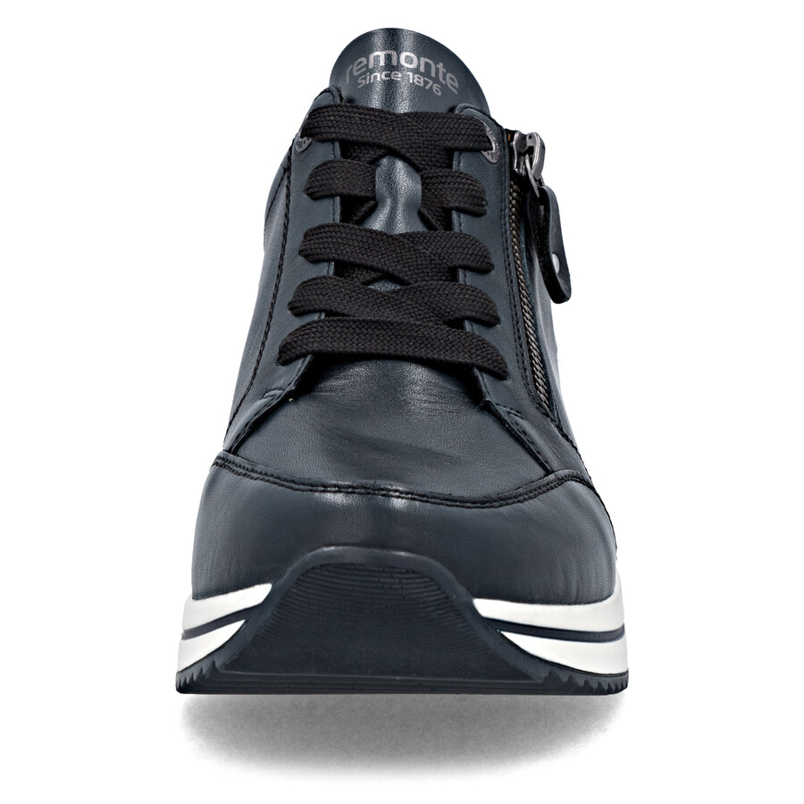 zapatos azules con cremallera para mujer remonte d0t03-15