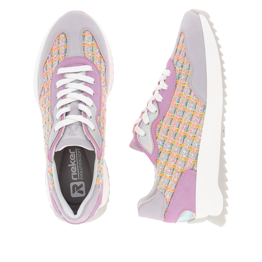 zapatos con cordones para mujer rieker sport w1300-90