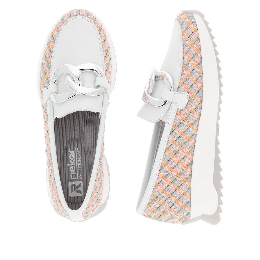 zapatos multielásticos para mujer rieker sport w1303-90