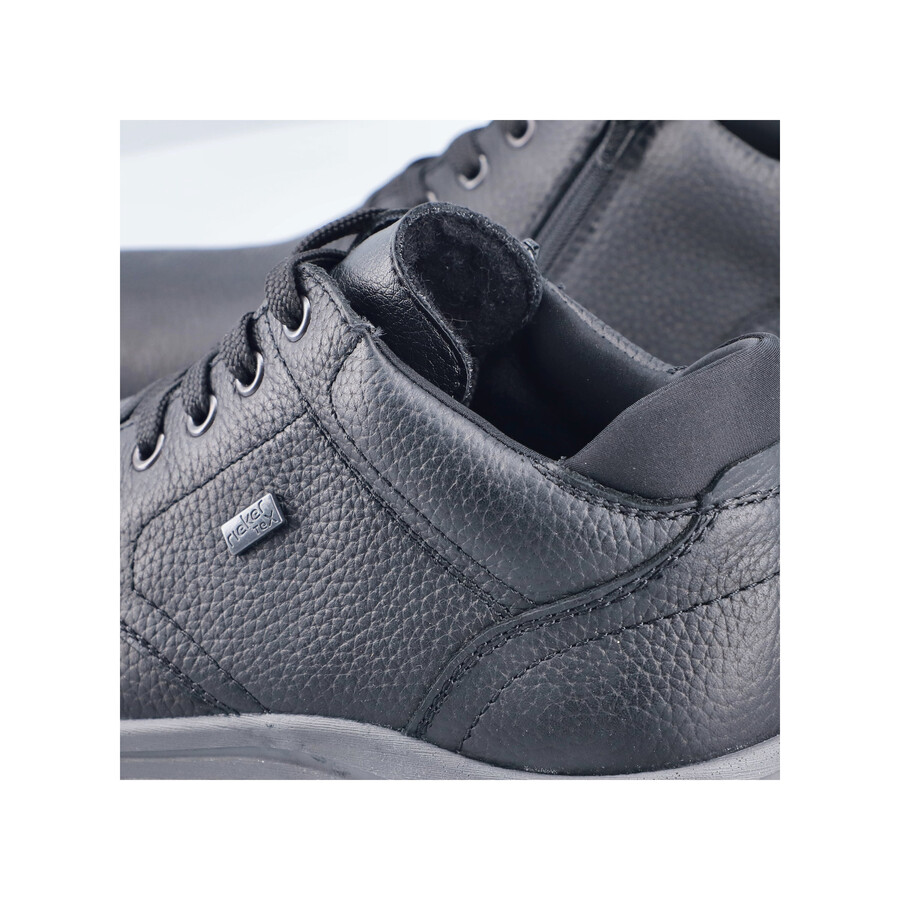 botas negras con cremallera para hombre rieker 03632-00