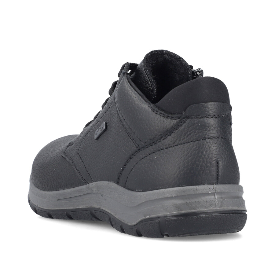 botas negras con cremallera para hombre rieker 03632-00