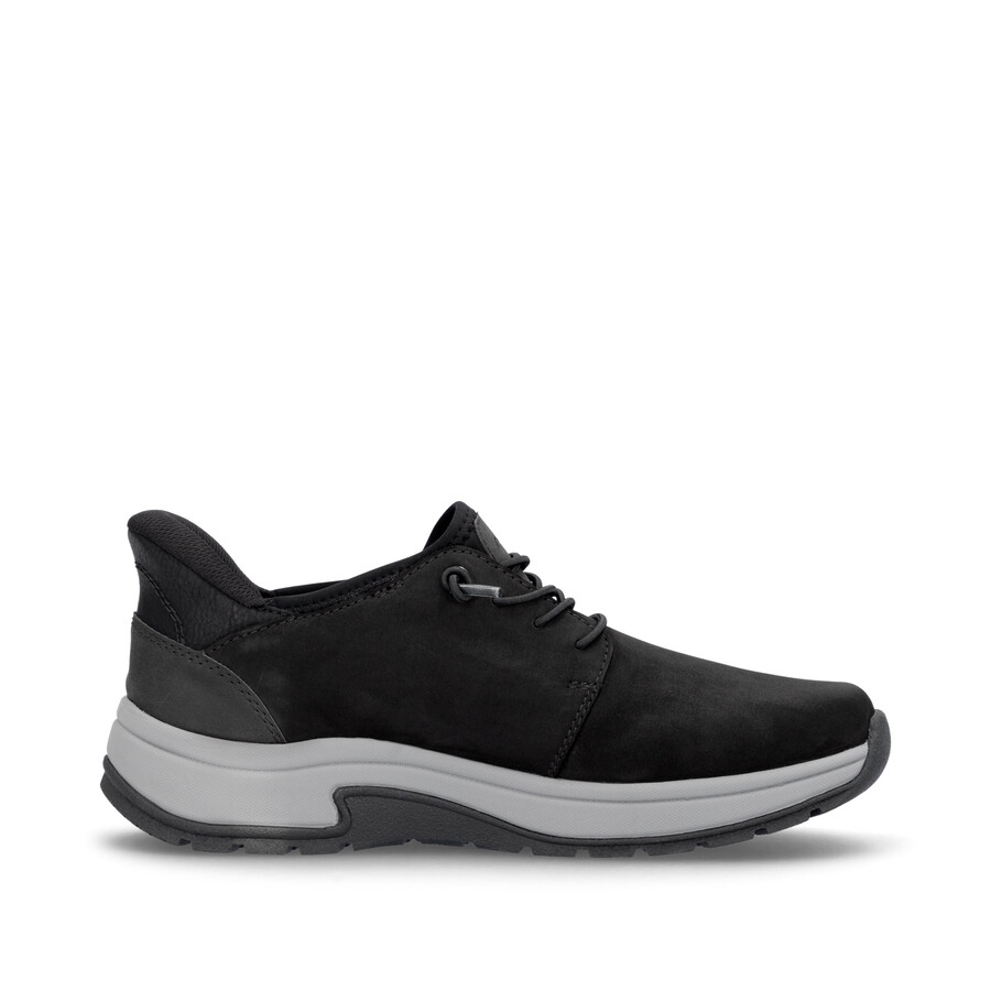zapatos negros con elástico para hombre rieker 11050-00