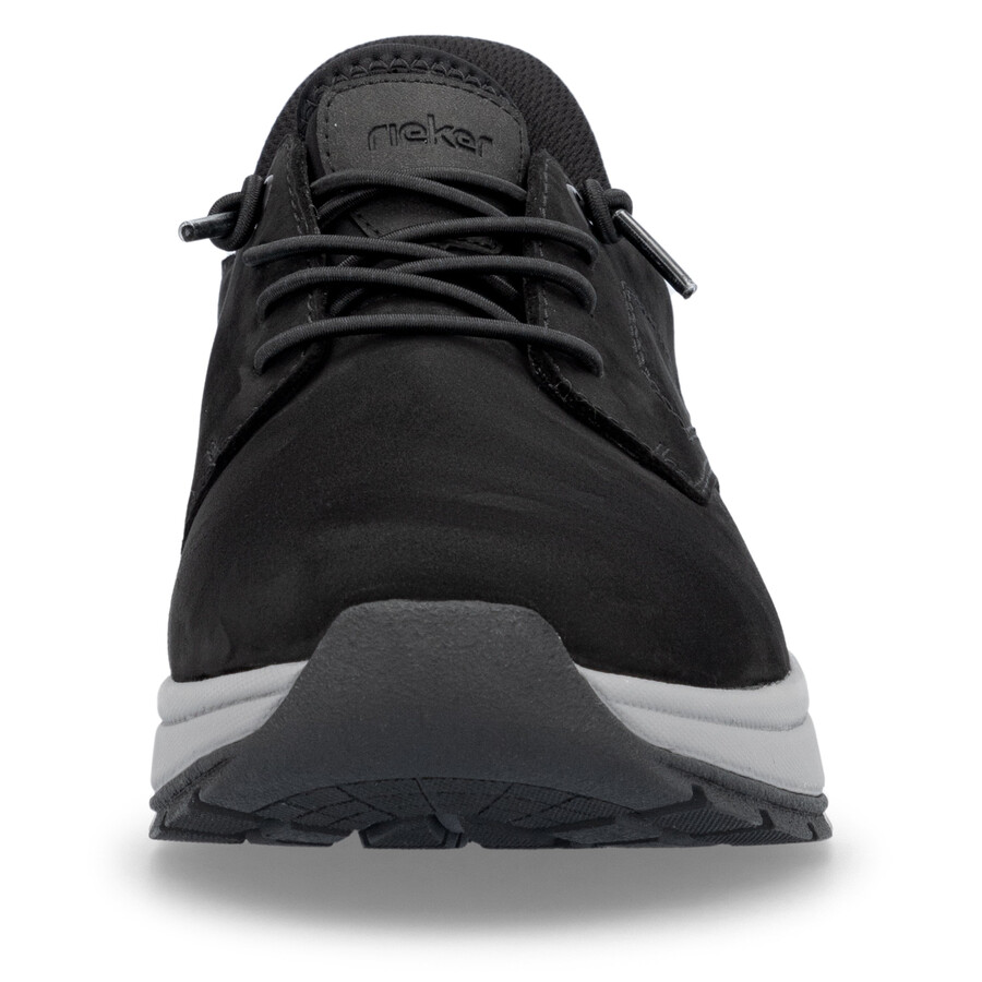 zapatos negros con elástico para hombre rieker 11050-00