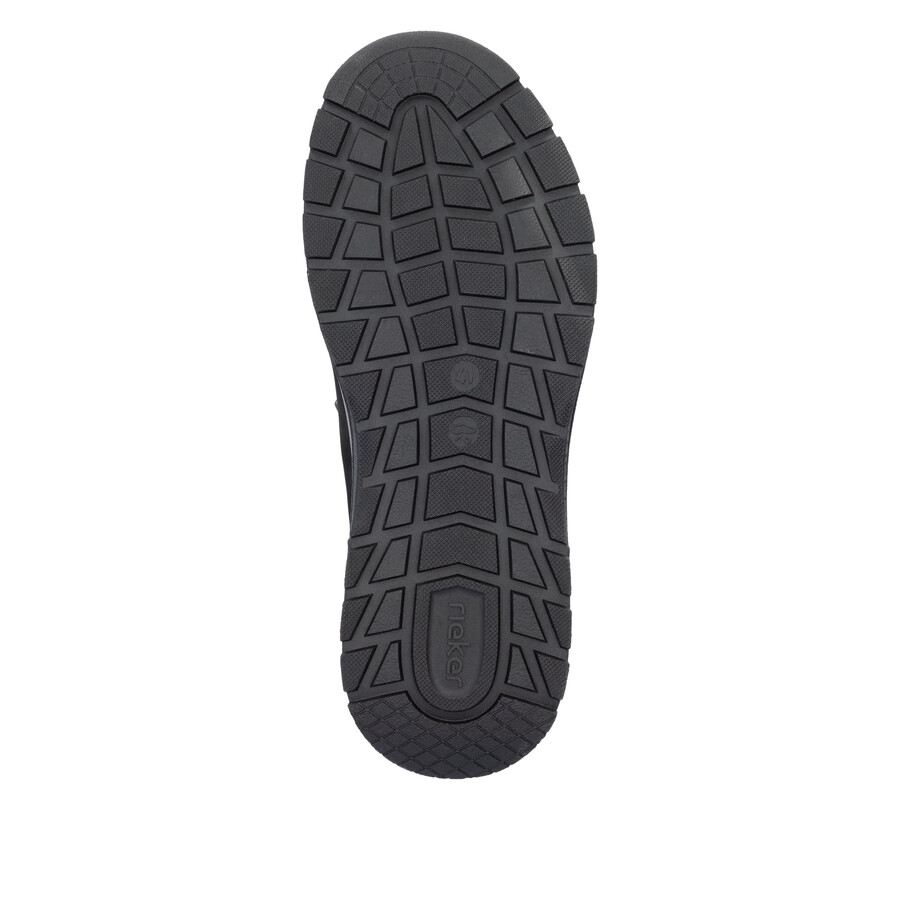 zapatos negros con elástico para hombre rieker 11050-00