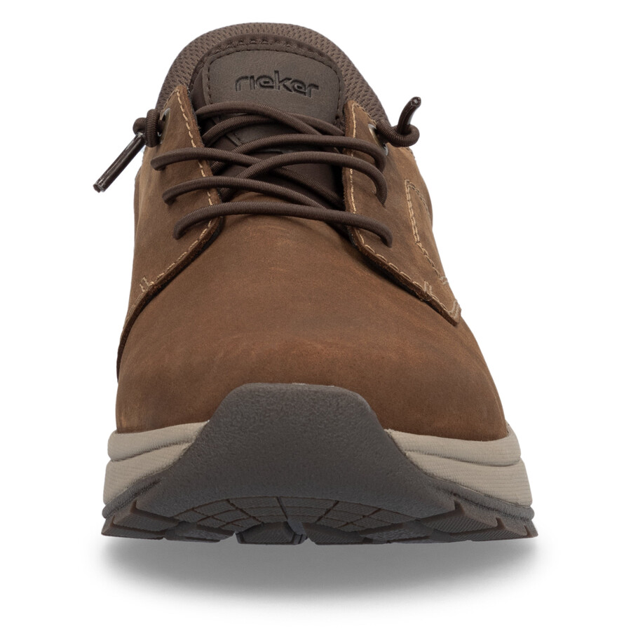 zapatos marrones con elástico para hombre rieker 11050-22