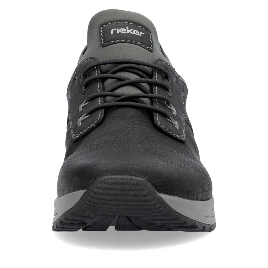 zapatos negros con elástico para hombre rieker b1051-00