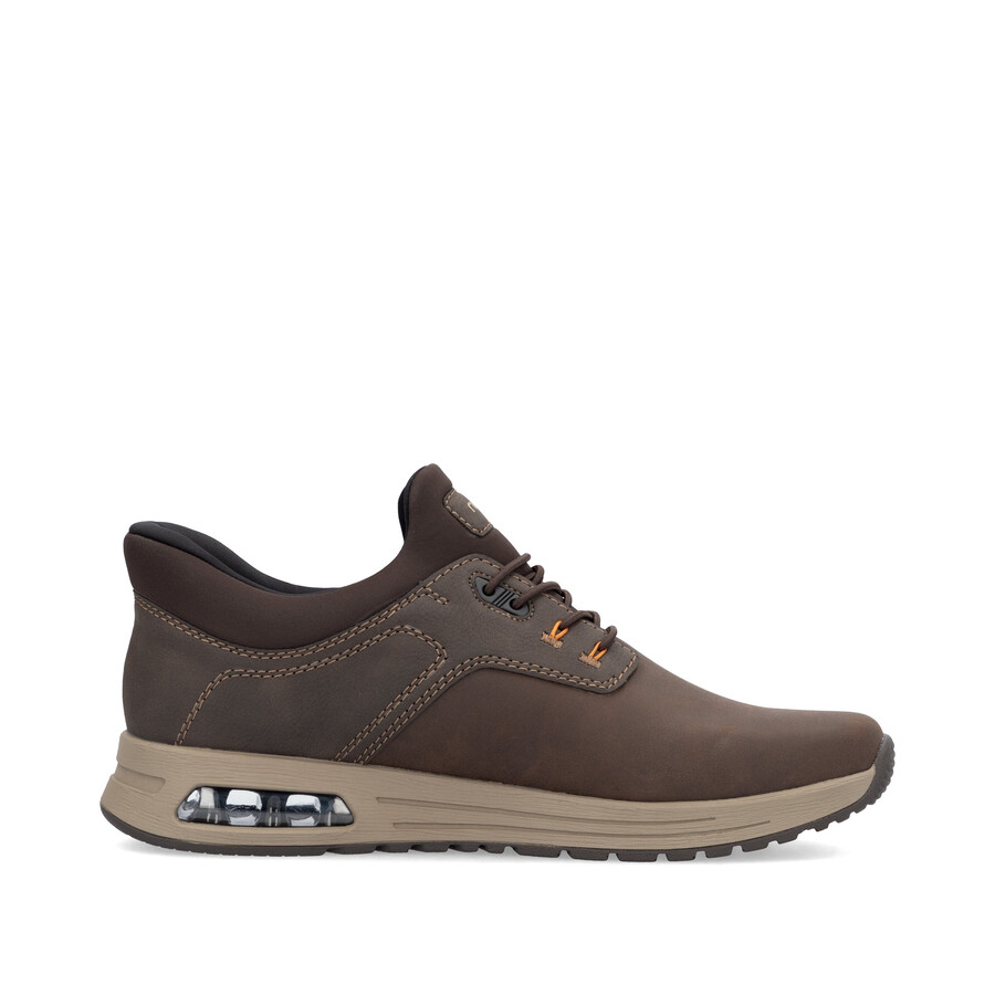 zapatos elásticos marrones para hombre rieker b1051-25