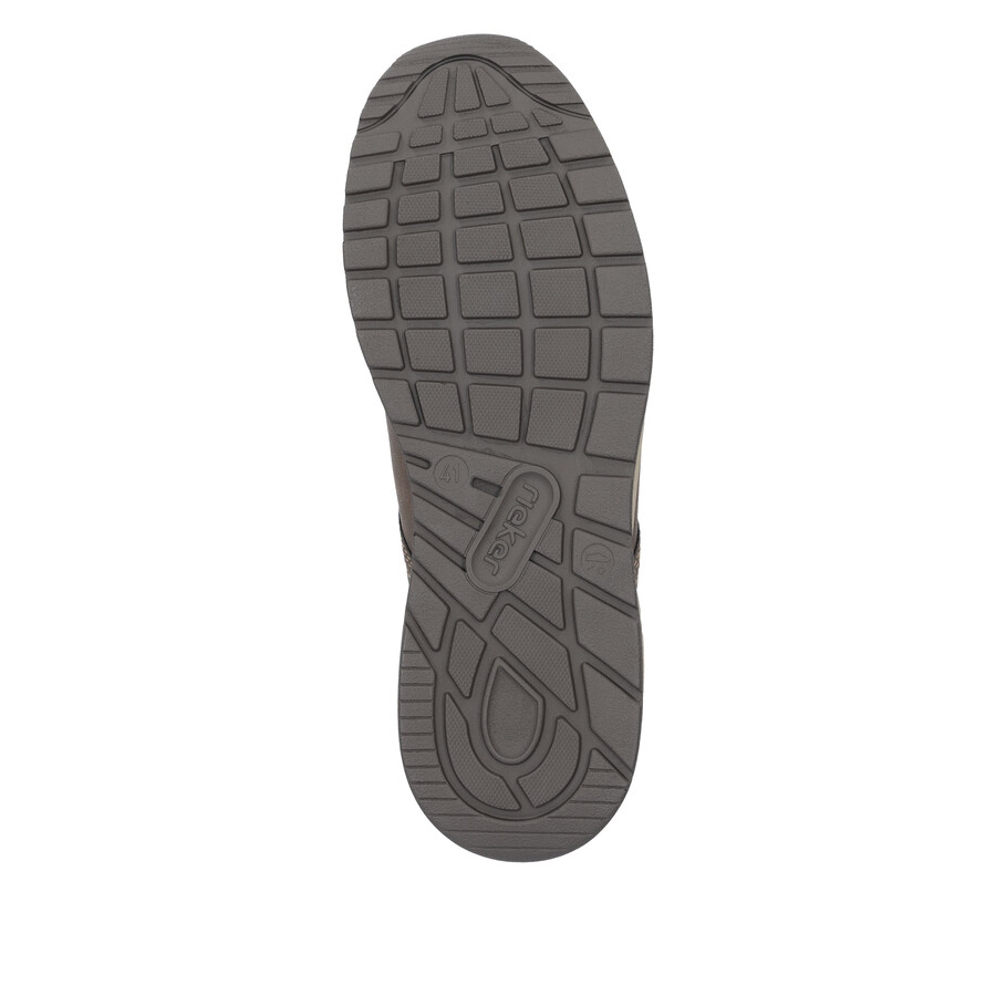 zapatos elásticos marrones para hombre rieker b1051-25