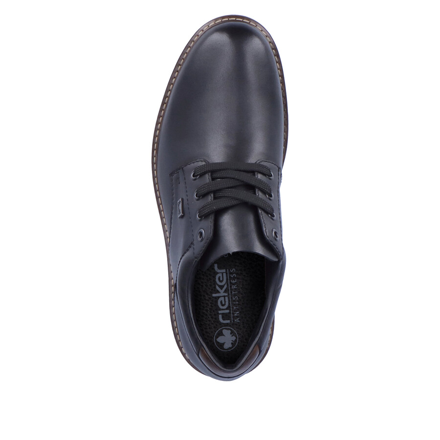 zapatos negros con elástico para hombre rieker f4611-00