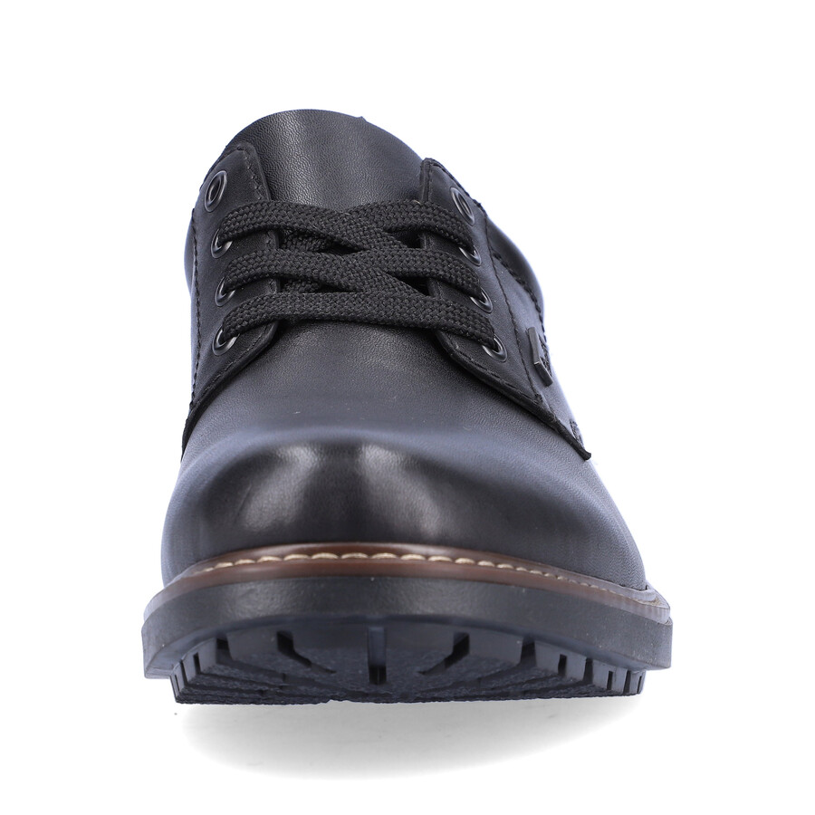 zapatos negros con elástico para hombre rieker f4611-00