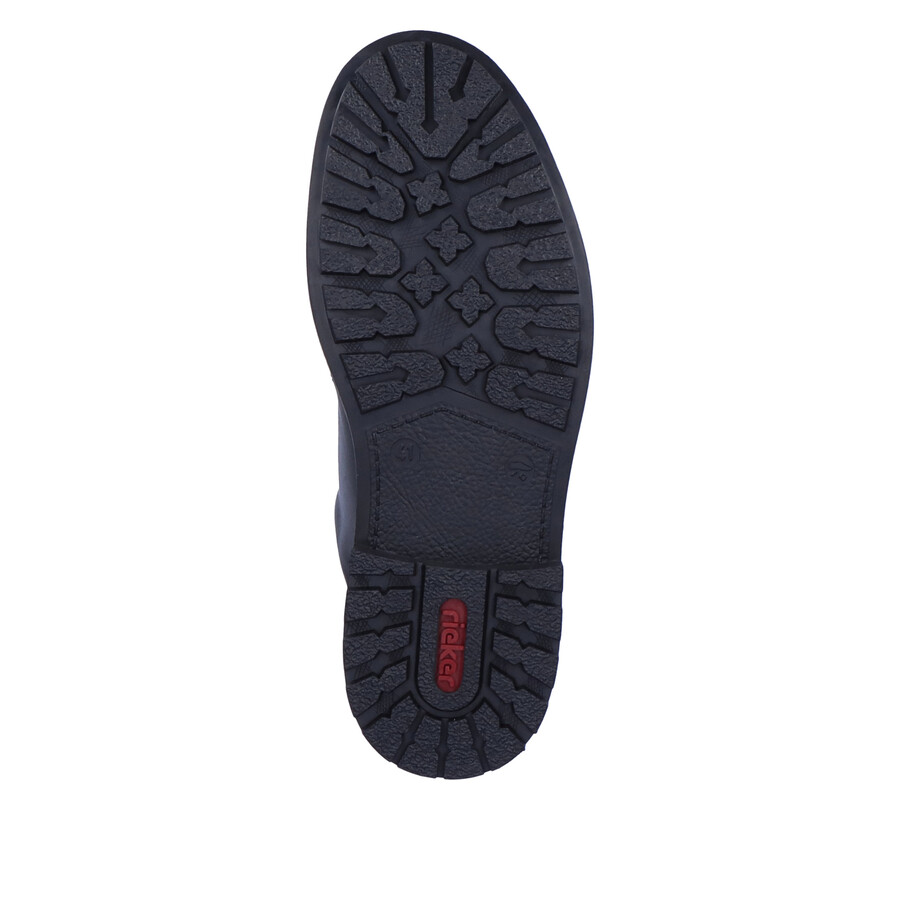 zapatos negros con elástico para hombre rieker f4611-00