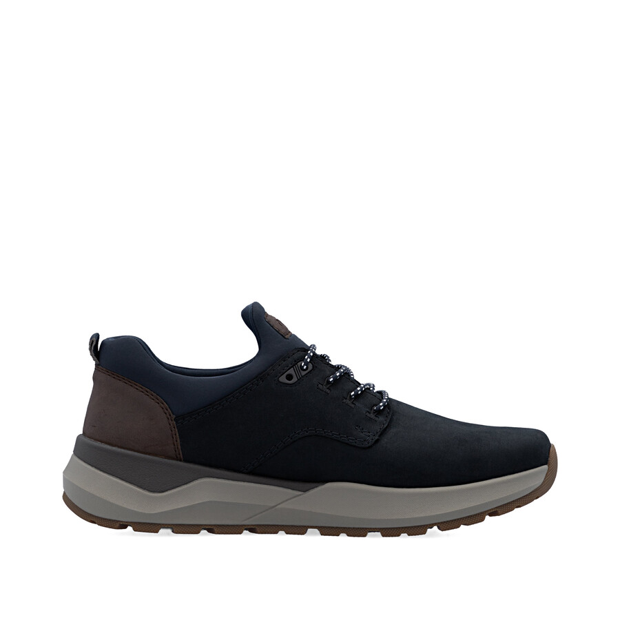 zapatos elásticos azules para hombre rieker 06050-14