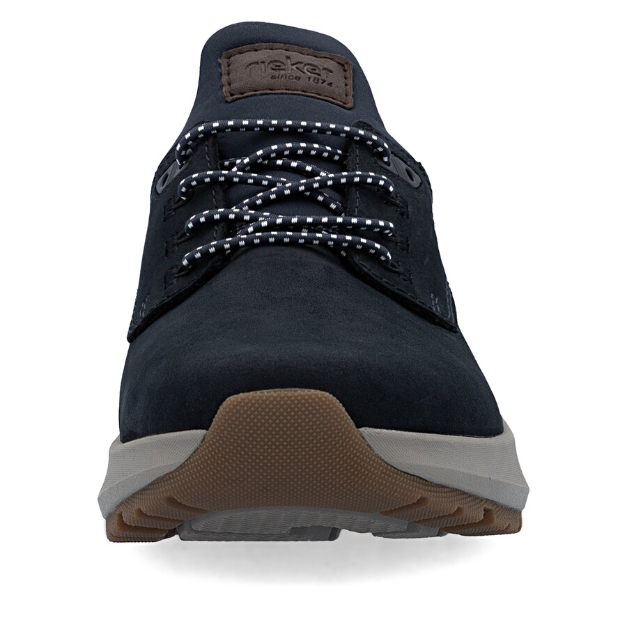 zapatos elásticos azules para hombre rieker 06050-14
