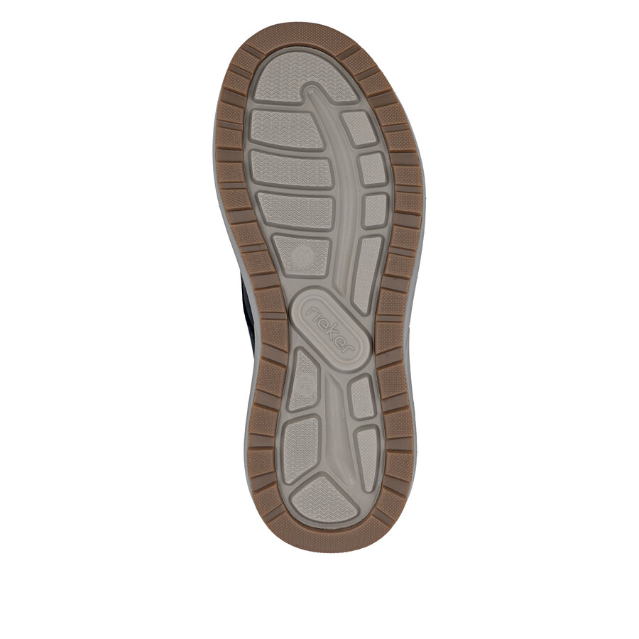 zapatos elásticos azules para hombre rieker 06050-14