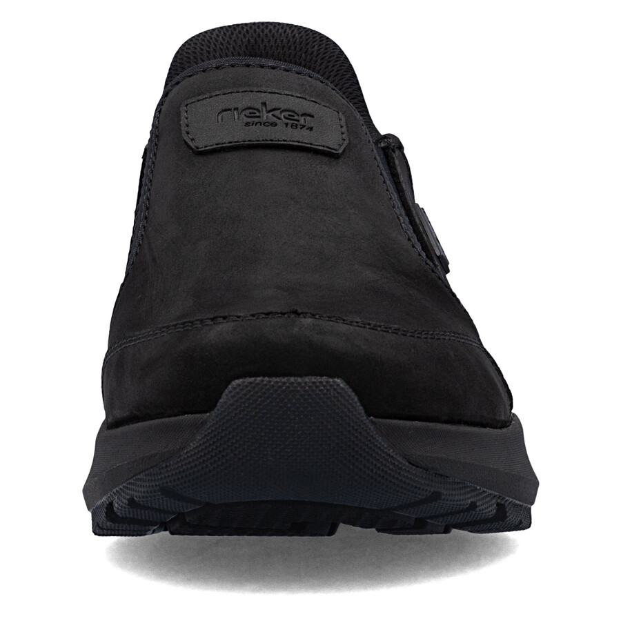 zapatos negros con elástico para hombre rieker 06052-00