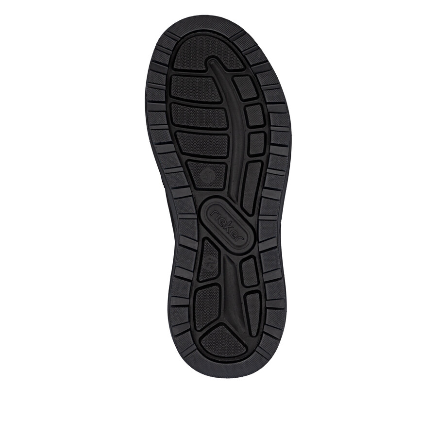 zapatos negros con elástico para hombre rieker 06052-00