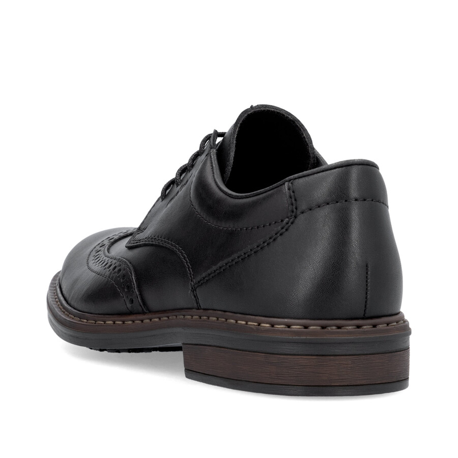 zapatos negros con elástico para hombre rieker 17620-00