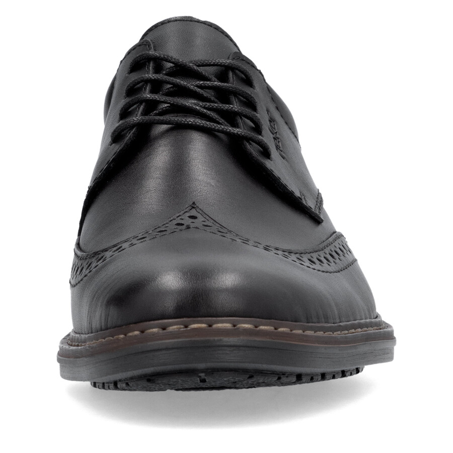 zapatos negros con elástico para hombre rieker 17620-00