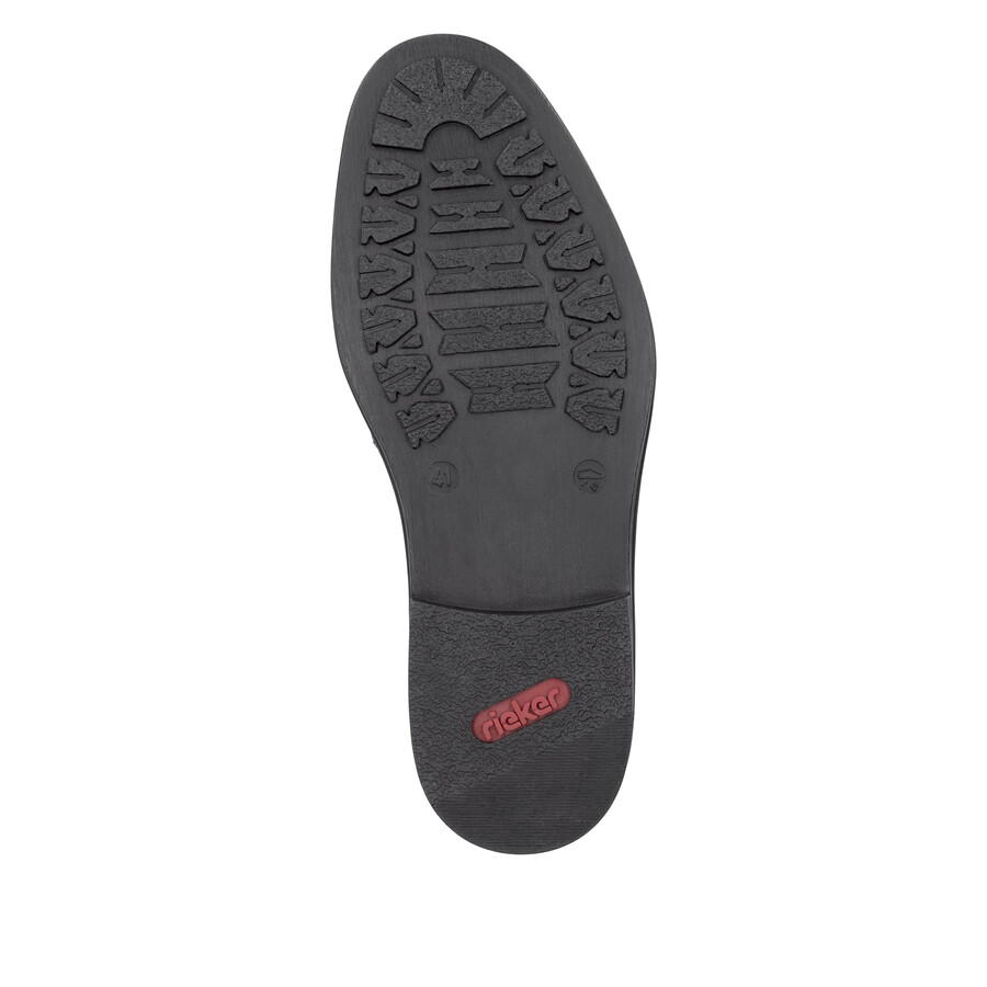 zapatos negros con elástico para hombre rieker 17620-00
