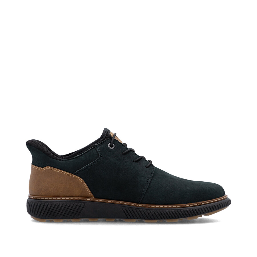zapatos elásticos azules para hombre rieker b3357-15