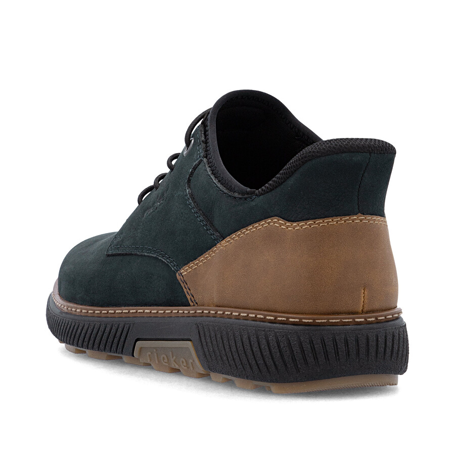 zapatos elásticos azules para hombre rieker b3357-15