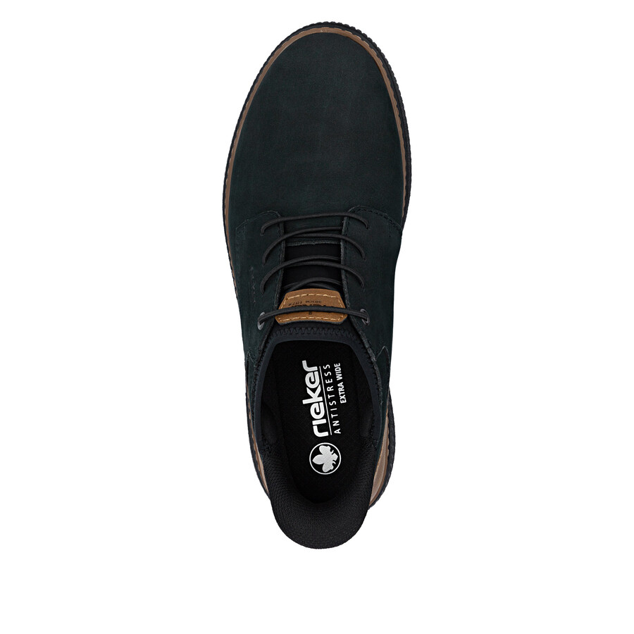zapatos elásticos azules para hombre rieker b3357-15