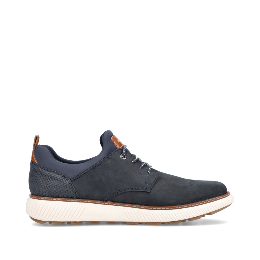 zapatos elásticos azules para hombre rieker b3360-14