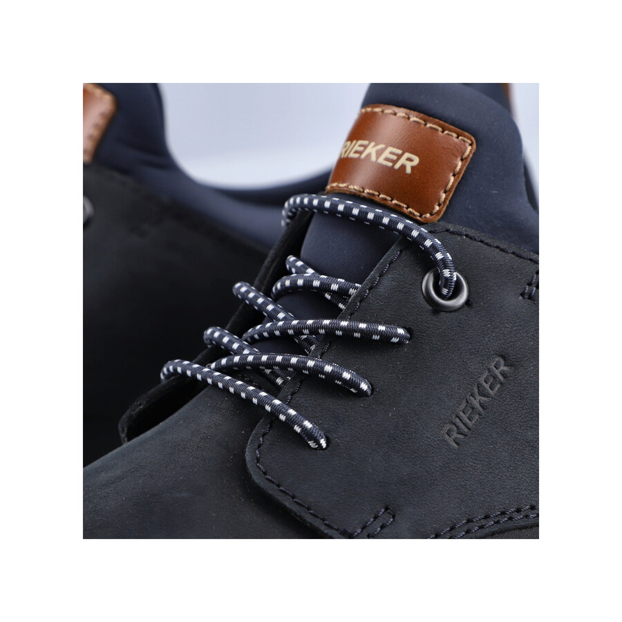 zapatos elásticos azules para hombre rieker b3360-14