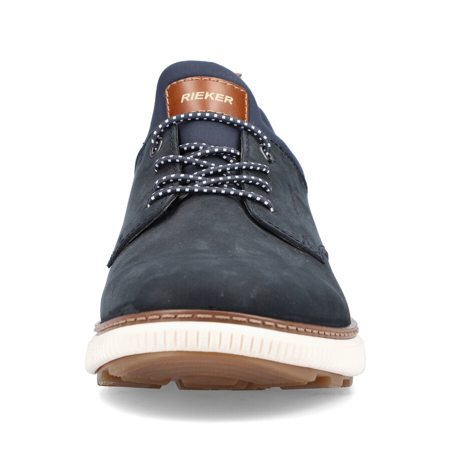 zapatos elásticos azules para hombre rieker b3360-14