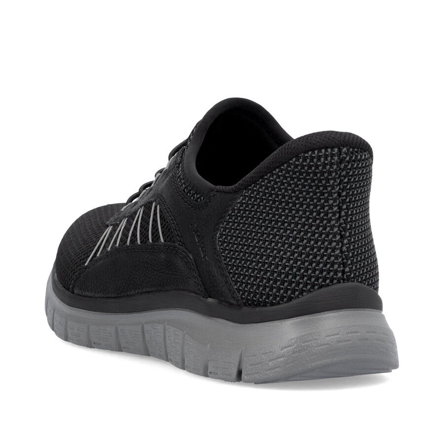 zapatos negros con elástico para hombre rieker b6656-00