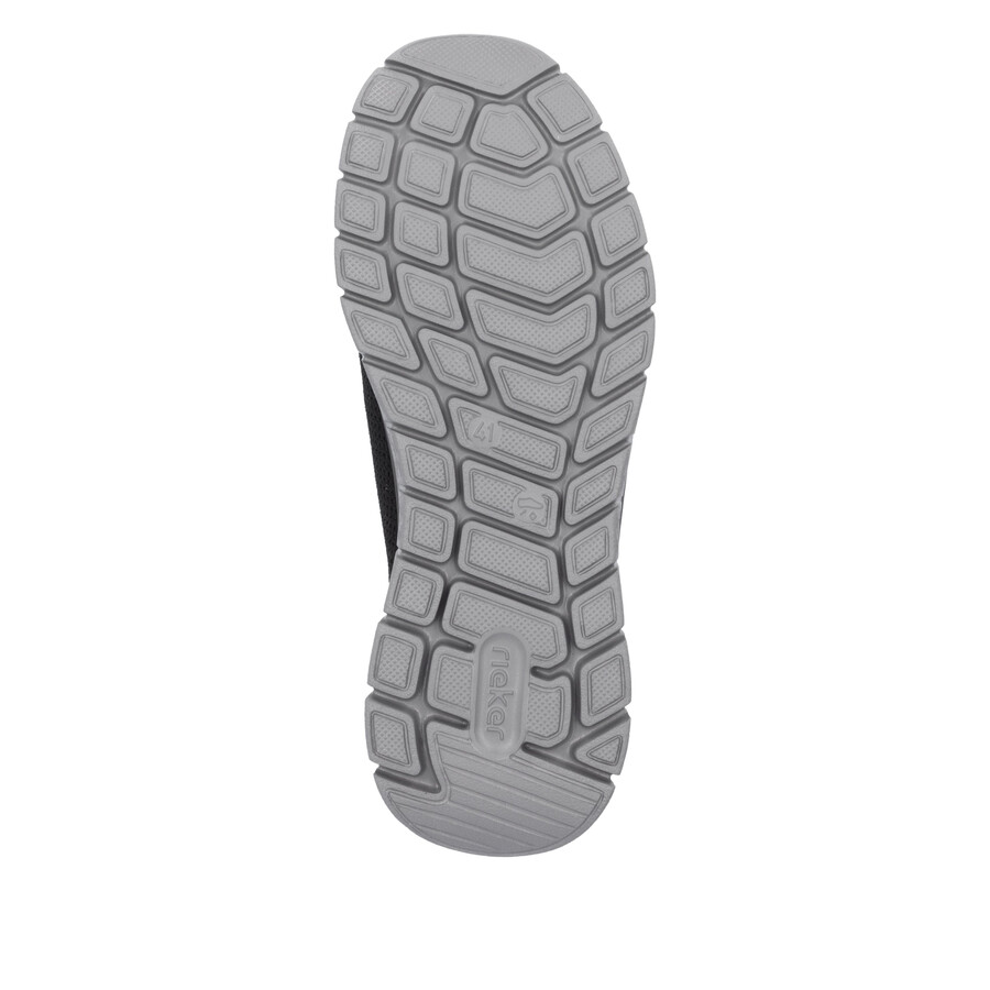 zapatos negros con elástico para hombre rieker b6656-00