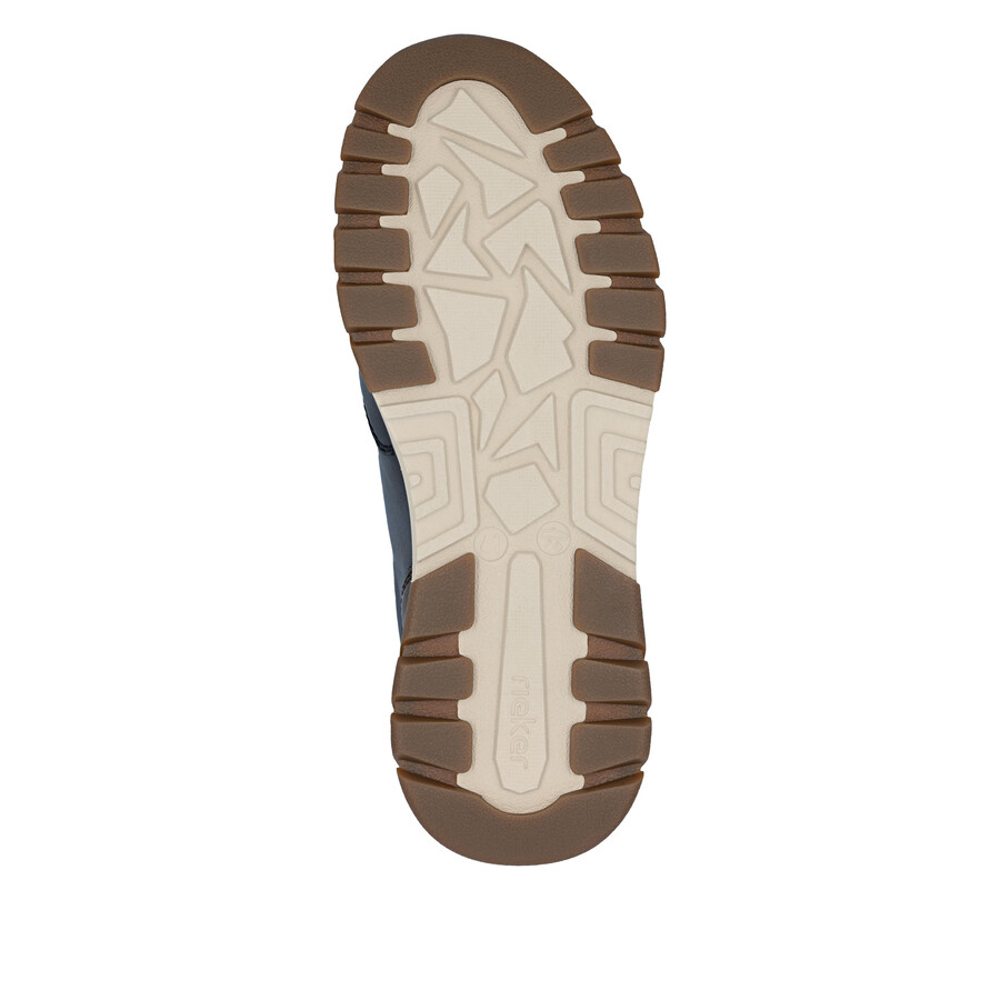 zapatos azules con cremallera para hombre rieker b9301-14