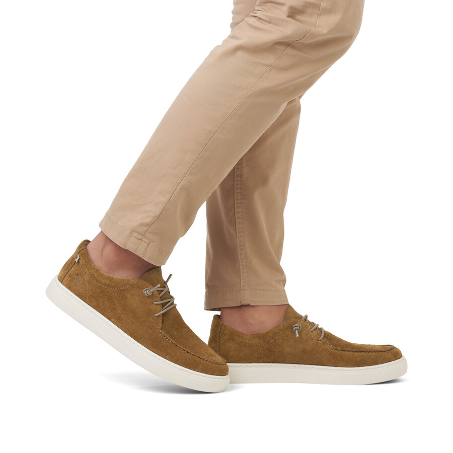 zapatos marrones con cordones para hombre rieker sport u0702-22