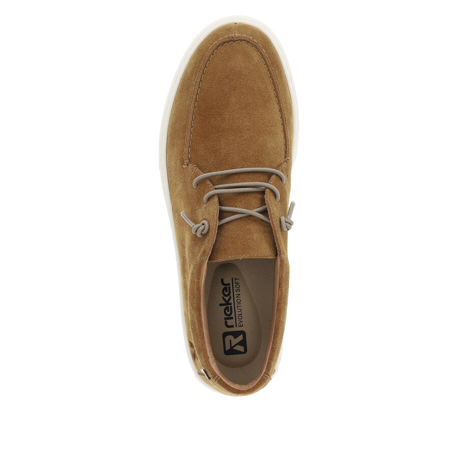 zapatos marrones con cordones para hombre rieker sport u0702-22