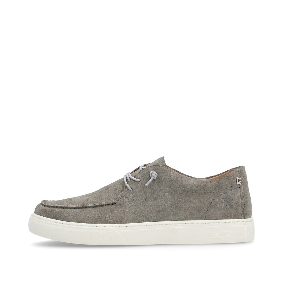 zapatos grises con cordones para hombre rieker sport u0702-42